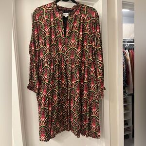 Olivia James Long Sleeve Floral Dress